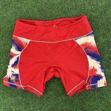 De Soto Women's Femme Micro Tri Short Red White Blue USA Made S Small