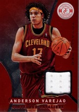 2012-13 Totally Certified Red Materials #180 Anderson Varejao Jersey - BSK