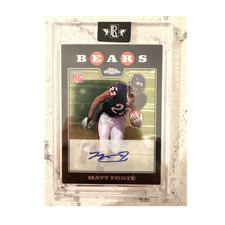 Topps 2008 Chrome Matt Forte Rookie Autograph TC191 Chicago Bears Football