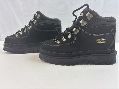 Vintage 90s Y2K Skechers Sky Hi Platform Shoes Women's Black Size