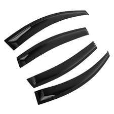 4pc Rain Guards Window Visors For Kia Rio K2 Sedan 2011-2017 Black Set