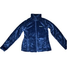 Columbia New Black S Full Zip Soft Fleece Jacket Pockets