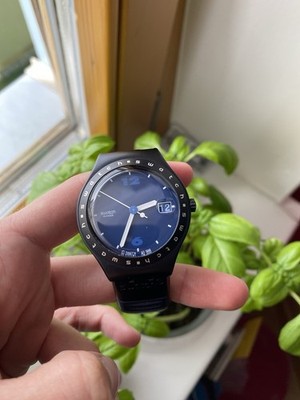 Swatch irony Aluminium  Dark Moon 