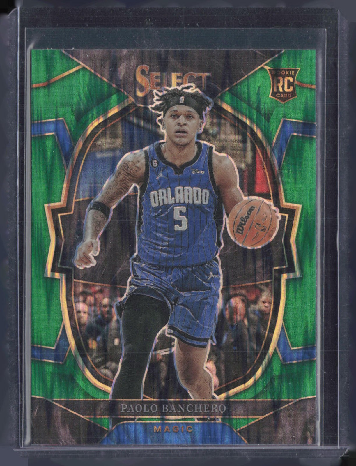 2022 Panini Select Green Shock #72 Paolo Banchero RC Rookie