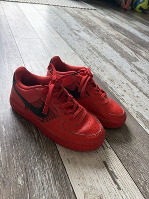 Size 6.5 (GS) - Nike Air Force 1 LV8 Low Mesh Pocket - Habanero Red