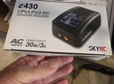 SKYRC Battery Balance Charger e430 AC Lipo/Life 2-4s 30w/3A 100107-02