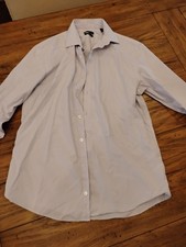 Kenneth Cole Slim-Fit Light Purple Long Sleeve Button Up Size 15 1/2 32/33