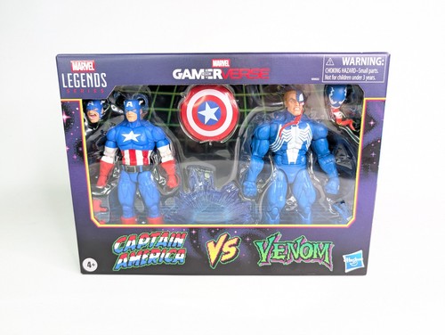 Marvel Legends Gamerverse Captain America vs Venom 6" Action Figure 2-Pack New! - Picture 6 of 7