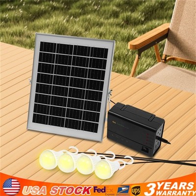 Portable Power Station with Solar Panel, Outdoor Generator Power Supply for Home