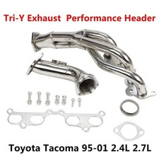 Stainless Tri-y Exhaust Header For 1995-2001 Toyota Tacoma 2.4l 2.7l L4 2rz 3rz