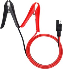 3.2FT 15AWG SAE to Battery Alligator Clip,12V Quick Release Adapter to...