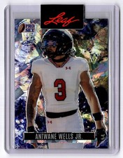 Antwane Juice Wells Giants 2024 Leaf Pro Set Proof XRC 1/1