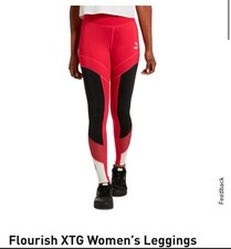 Puma Flourish XTG Women's Athletic Leggings Cerise  Puma Black Size Medium