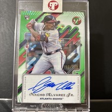 Topps Pristine - Autographs Nacho Alvarez Jr.  Green Pristine Refractor /150 RC
