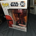 THE MANDALORIAN (RED CHROME) - TARGET - VAULTED - STAR WARS - #345 - FUNKO POP!