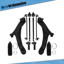 10x Front Lower Control Arm & Ball Joints Tie Rod End For Suzuki Grand Vitara