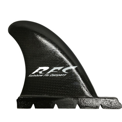 RFC Rainbow Fin Company 4 Inch Surfboard Fin Black Made In USA