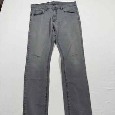 Mott And Bow Gray Mens Jeans 34x34 Classic Stretch Comfort