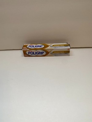 2-Super Poligrip Denture Adhesive Cream  Extra Care  2.2 oz  EXP:09/2027