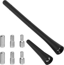 Produktbild - 2 Stück Autoantenne Kurzstabantenne, Universal, 6,5 cm und 18,5 cm