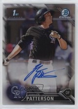 2016 Bowman Chrome Prospects Refractor 430/499 Jordan Patterson #CPA-JP Auto 2a9