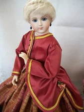 16" French Fashion Silk Taffeta Two Piece Suit       Huret, FG