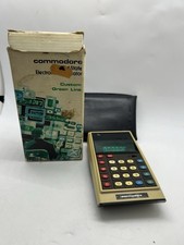 Vintage Commodore SR-1800 personal mini computer scientific calculator with case