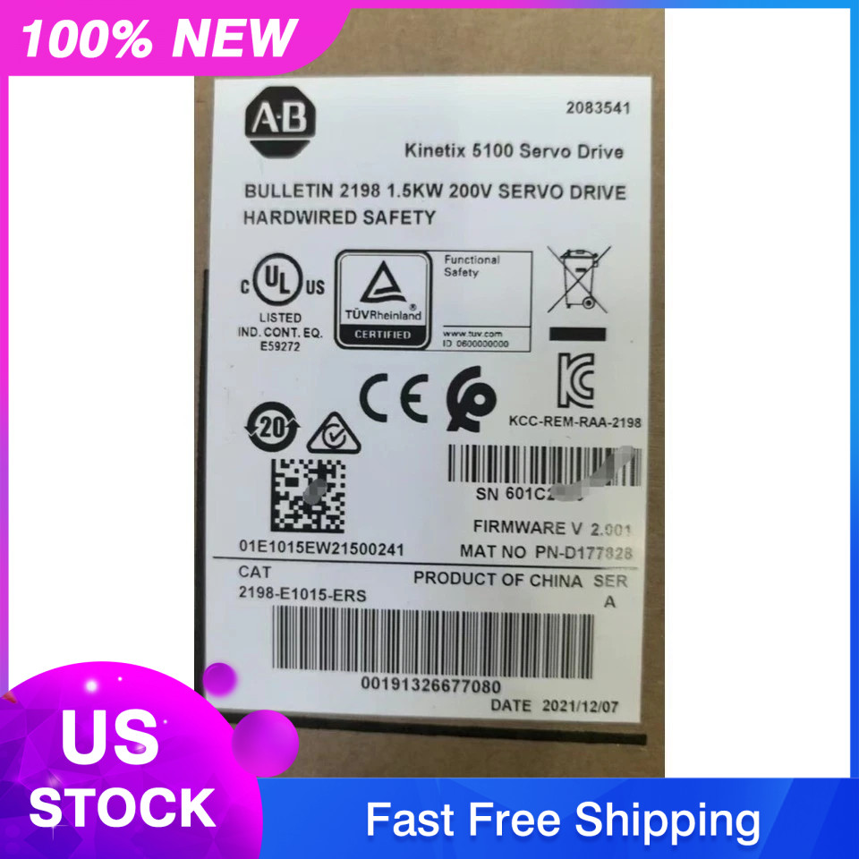 2198-E1015-ERS New Allen Bradley Kinetix 5100 200V Class Servo Drive