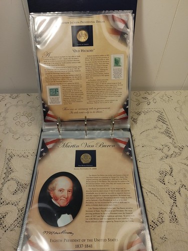 The United States Presidents Coin Collection Volume I Of II 9 Coins Extra Pages - Bild 10 von 14
