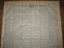 May 8, 1865, New York Tribune, Abraham Lincoln Assassination, Canada In The Plot