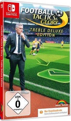 Football Tactics und Glory TREBLE DELUXE Edition Manager - Nintendo Switch - NEU