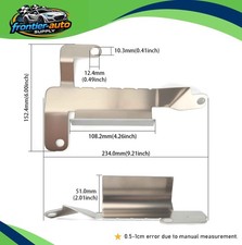 C8 Corvette Underbody Rear Air Deflector LH R...