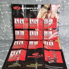 Bowflex Ultimate 2 Double Sided Workout Poster In Color 