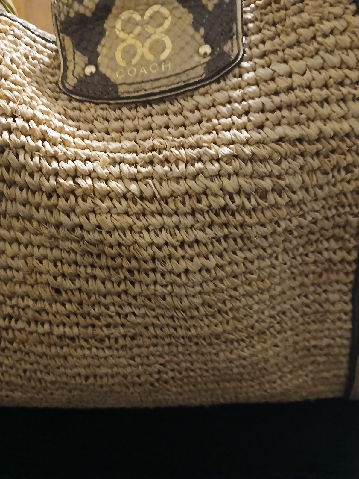 Coach Women’s Designer Hampton Python Bag Purse (… - image 5