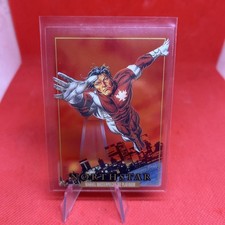 2024 Marvel Masterpieces 1992 Platinum Northstar 69 Clear Cut Comic Trading Card