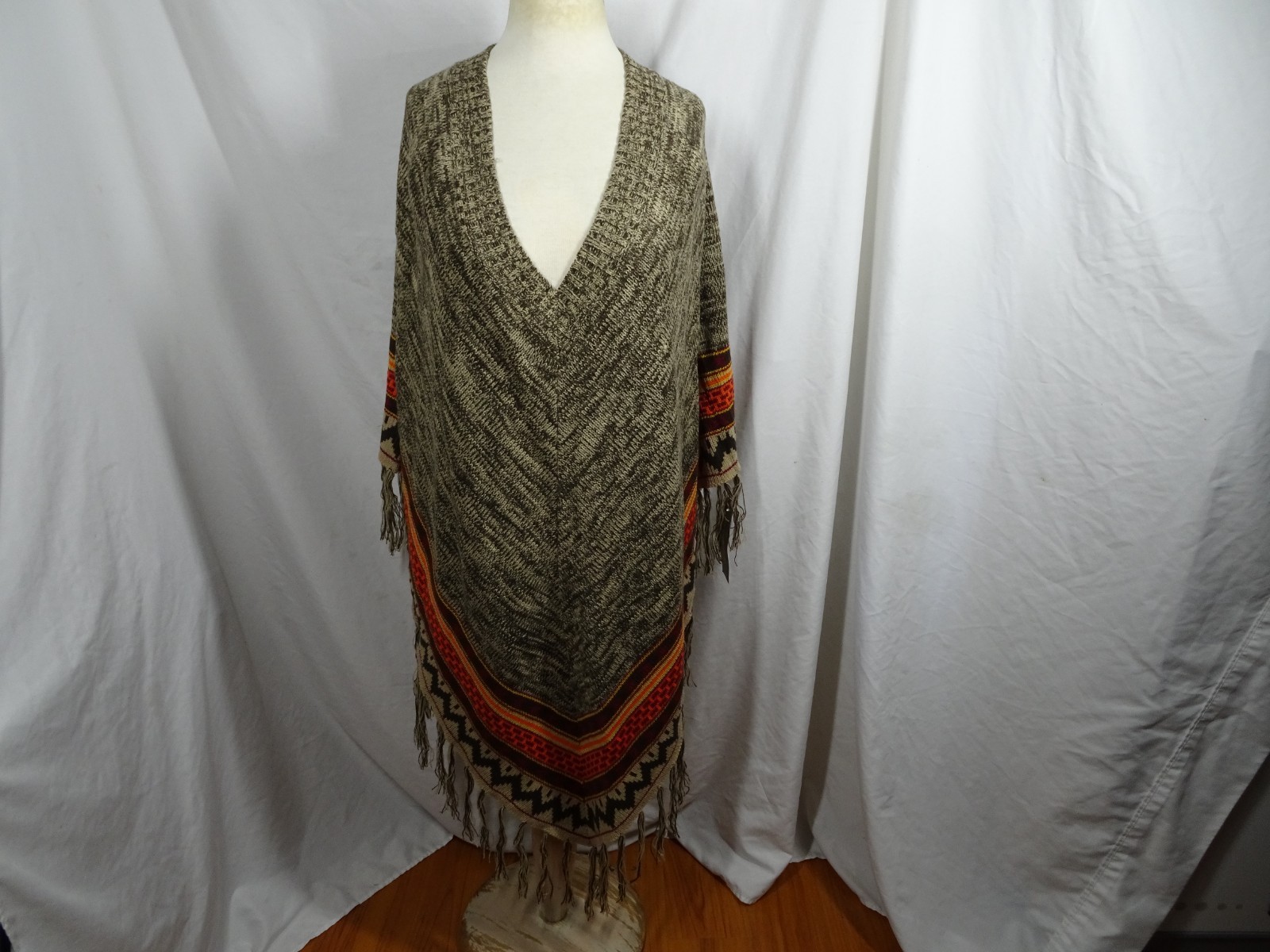 NY Collection Women Poncho Sweater Size L / XL
