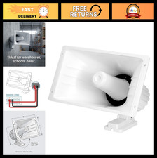 50W 8 Ohm PA Horn Speaker - Clear Voice Projection for Warehouse, School, Worksh