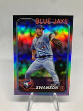 Erik Swanson 2024 Topps Update Rainbow Foil Card #US312 Jays