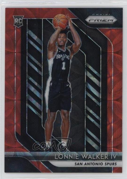 2018-19 Panini Prizm Choice Red Prizm 14/88 Lonnie Walker IV #251 Rookie RC