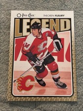 2009-10 O-Pee-Chee Hockey Legends #585 Theo Theoren Fleury Legend Calgary Flames