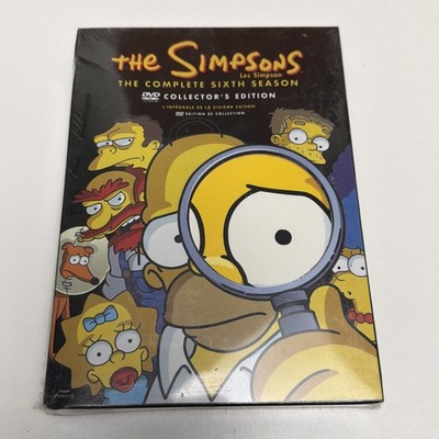 The Simpsons Complete Sixth Season DVD Collector Edition Slipcover NEW SEALED