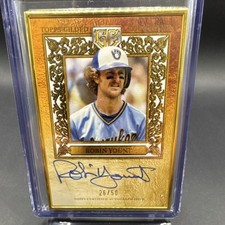 2025 Topps Gilded Gold Framed Hall Of Famers ROBIN YOUNT Auto /50 ⚡️ #HAFA-RY