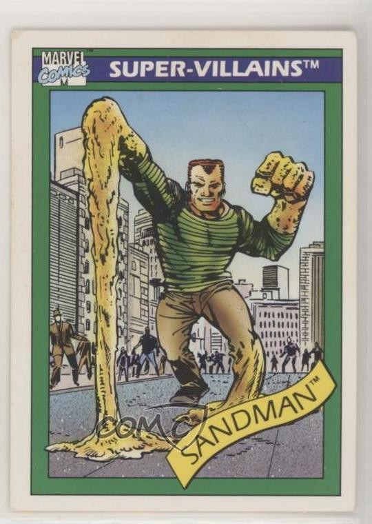 1990 Impel Marvel Universe Super-Villains Sandman #66 n1u