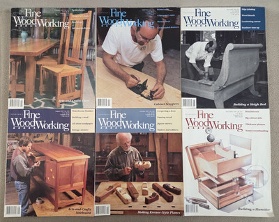 1997 Fine Woodworking Magazine Issues 122-127 Complete Year 6 Issues