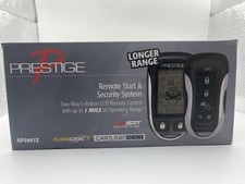 PRESTIGE APS997Z 2-Way 1-Mile LCD Remote Start and Security System Flashlogic