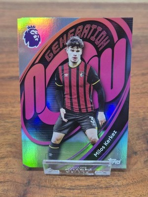 2025 Topps Premier League Milos Kerkez AFC Bournemouth #52 Generation Now