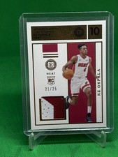 2019-20 Panini Encased Rookie Label Materials /25 KZ Okpala #RL-KZO RC