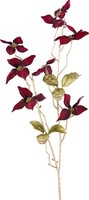 Kunstblume Cornus, 3Er Set, Farbe Dunkelrot, HöHe Ca. 68 Cm