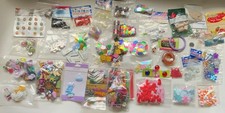 Large Lot Of Crafts Items-Findings, Embellishments, Sequins, Scrapbooking supply