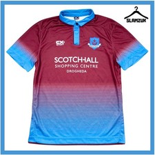 Drogheda United Football Shirt CX+ Medium Home Kit Drogs Jersey 2016 2017 EE2